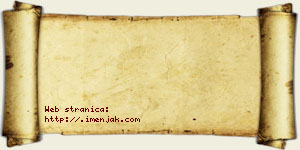 Anđelija Sandić vizit kartica